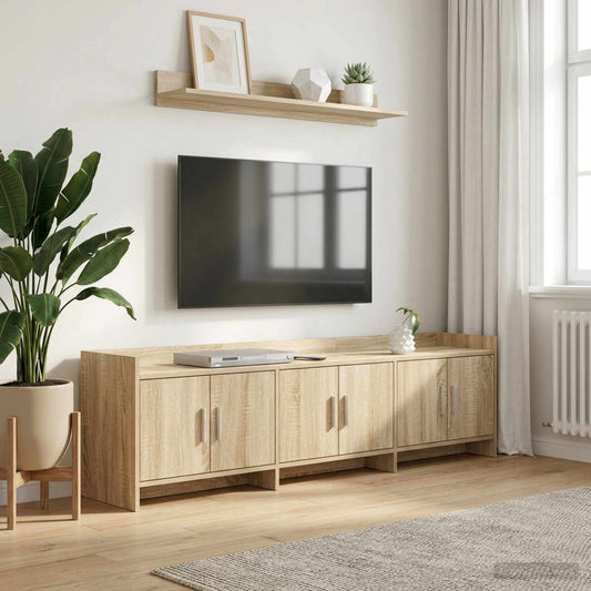 Televizní Skříň 168 X 33 X 47 Cm Dub Sonoma Kompozitní Dřevo