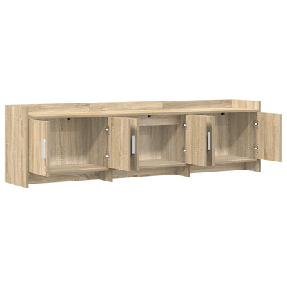 Televizní Skříň 168 X 33 X 47 Cm Dub Sonoma Kompozitní Dřevo