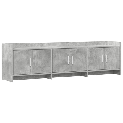 Televizní Skříň 168 X 33 X 47 Cm Betonově Šedá Kompozitní Dřevo