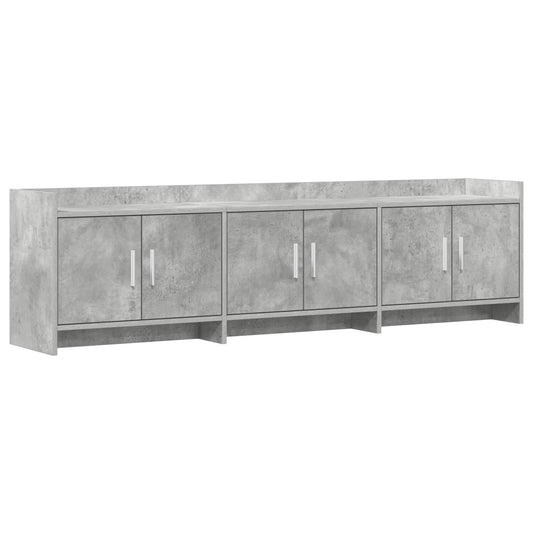 Televizní Skříň 168 X 33 X 47 Cm Betonově Šedá Kompozitní Dřevo