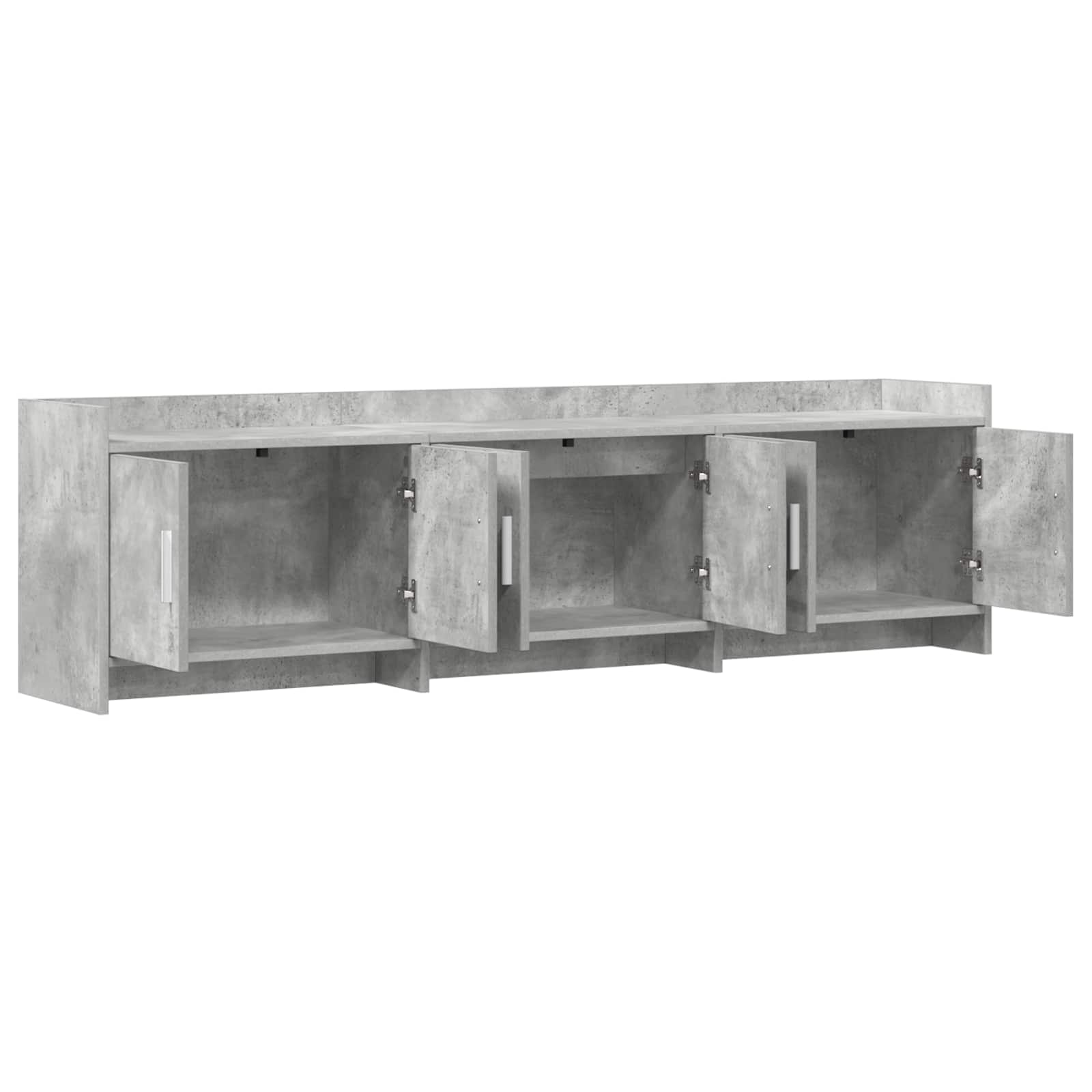 Televizní Skříň 168 X 33 X 47 Cm Betonově Šedá Kompozitní Dřevo
