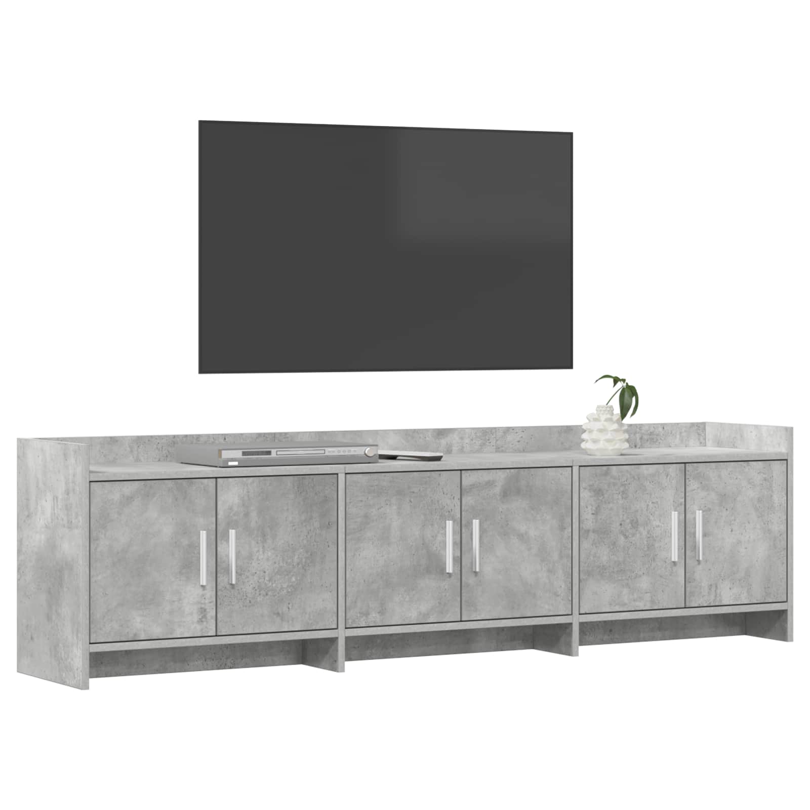 Televizní Skříň 168 X 33 X 47 Cm Betonově Šedá Kompozitní Dřevo