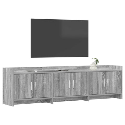 Televizní Skříň 168 X 33 X 47 Cm Šedý Sonoma Kompozitní Dřevo