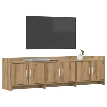 Televizní Skříň 168 X 33 X 47 Cm Dub Artisan Kompozitní Dřevo