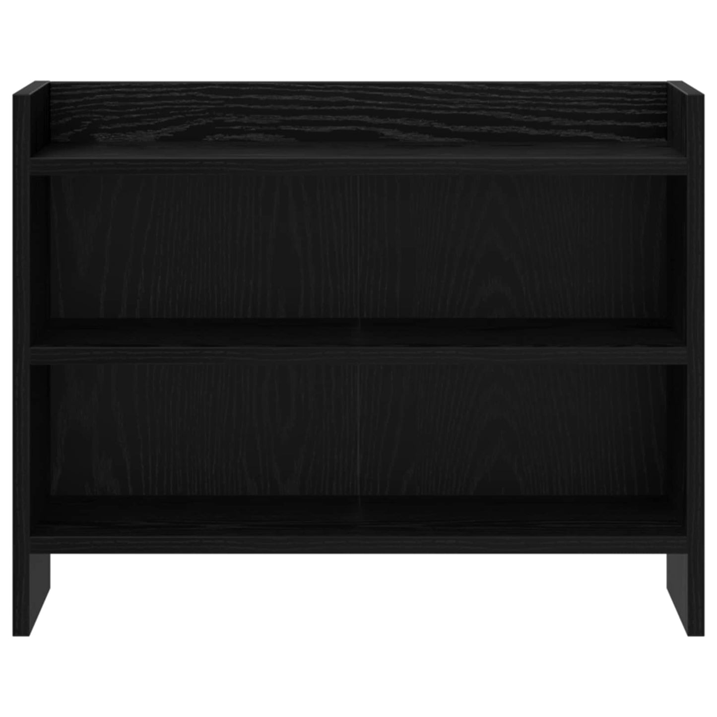 Televizní Skříň 60 X 33 X 47 Cm Černý Dub Kompozitní Dřevo