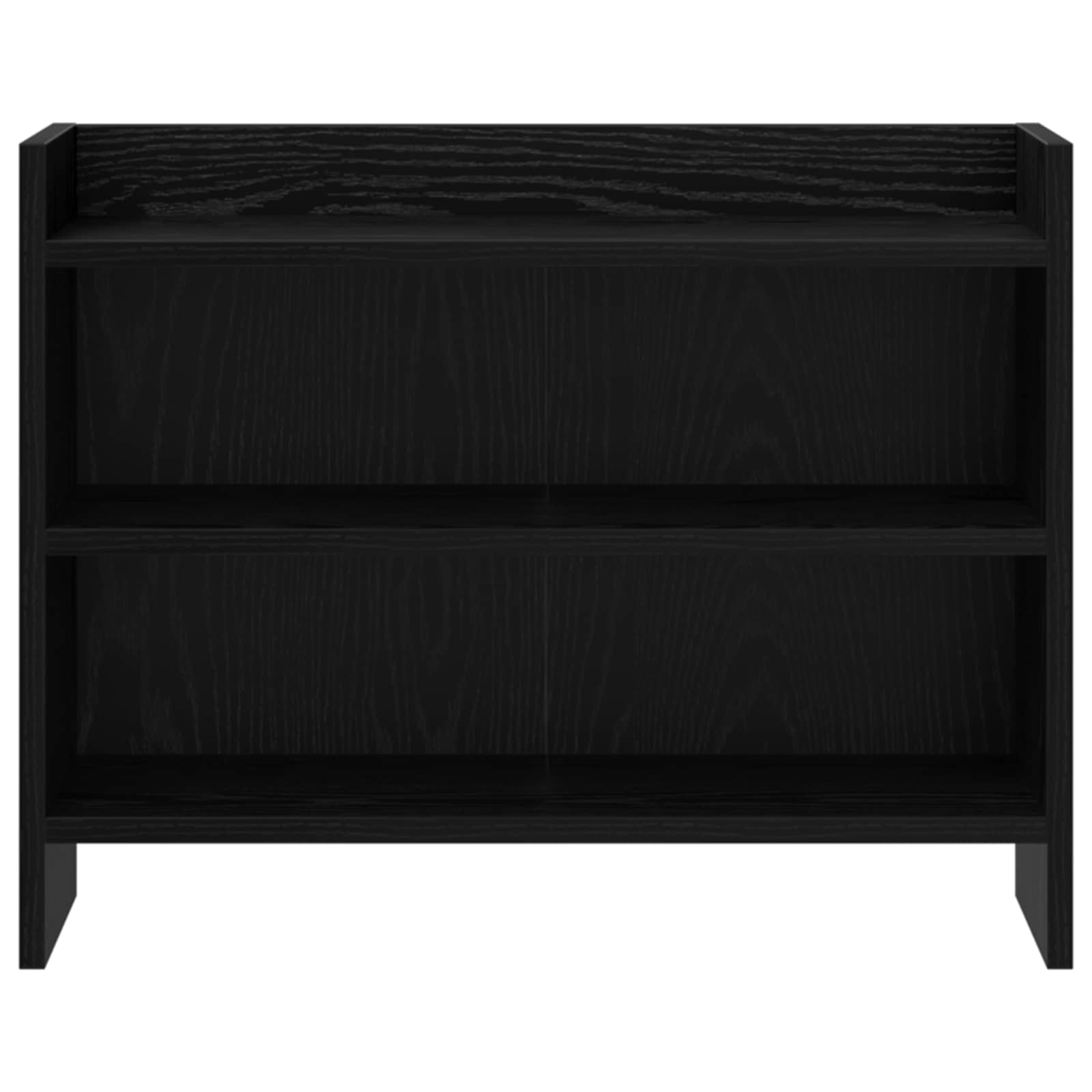 Televizní Skříň 60 X 33 X 47 Cm Černý Dub Kompozitní Dřevo