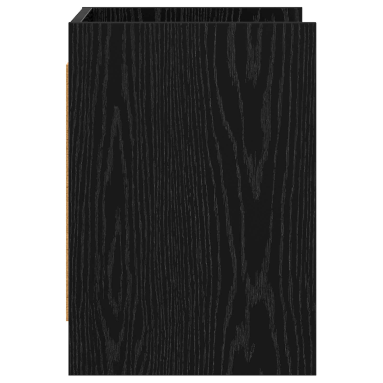 Televizní Skříň 60 X 33 X 47 Cm Černý Dub Kompozitní Dřevo