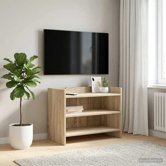 Televizní Skříň 60 X 33 X 47 Cm Dub Sonoma Kompozitní Dřevo