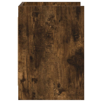 Televizní Skříň 60 X 33 X 47 Cm Kouřový Dub Kompozitní Dřevo