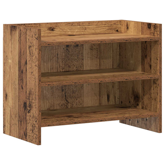 Televizní Skříň 60 X 33 X 47 Cm Staré Dřevo Kompozitní Dřevo