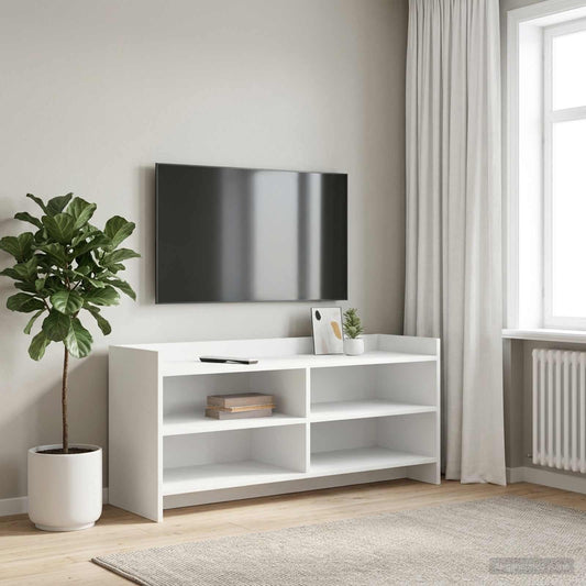 Televizní Skříň 100 X 33 X 47 Cm Bílá Kompozitní Dřevo