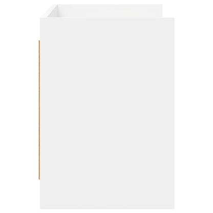 Televizní Skříň 100 X 33 X 47 Cm Bílá Kompozitní Dřevo