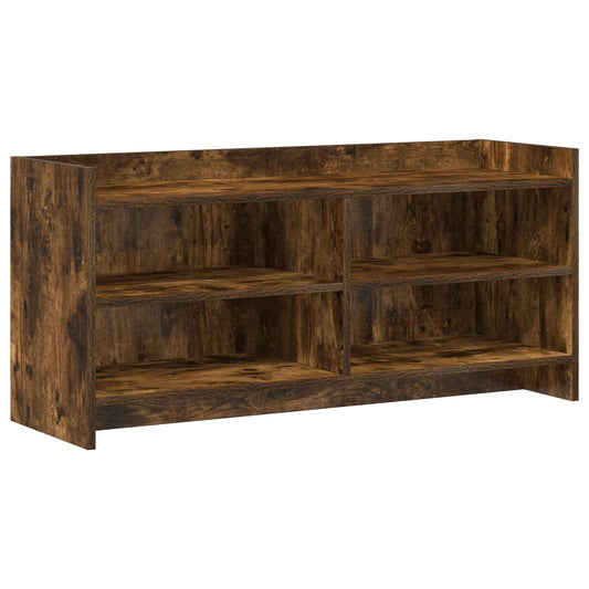 Televizní Skříň 100 X 33 X 47 Cm Kouřový Dub Kompozitní Dřevo