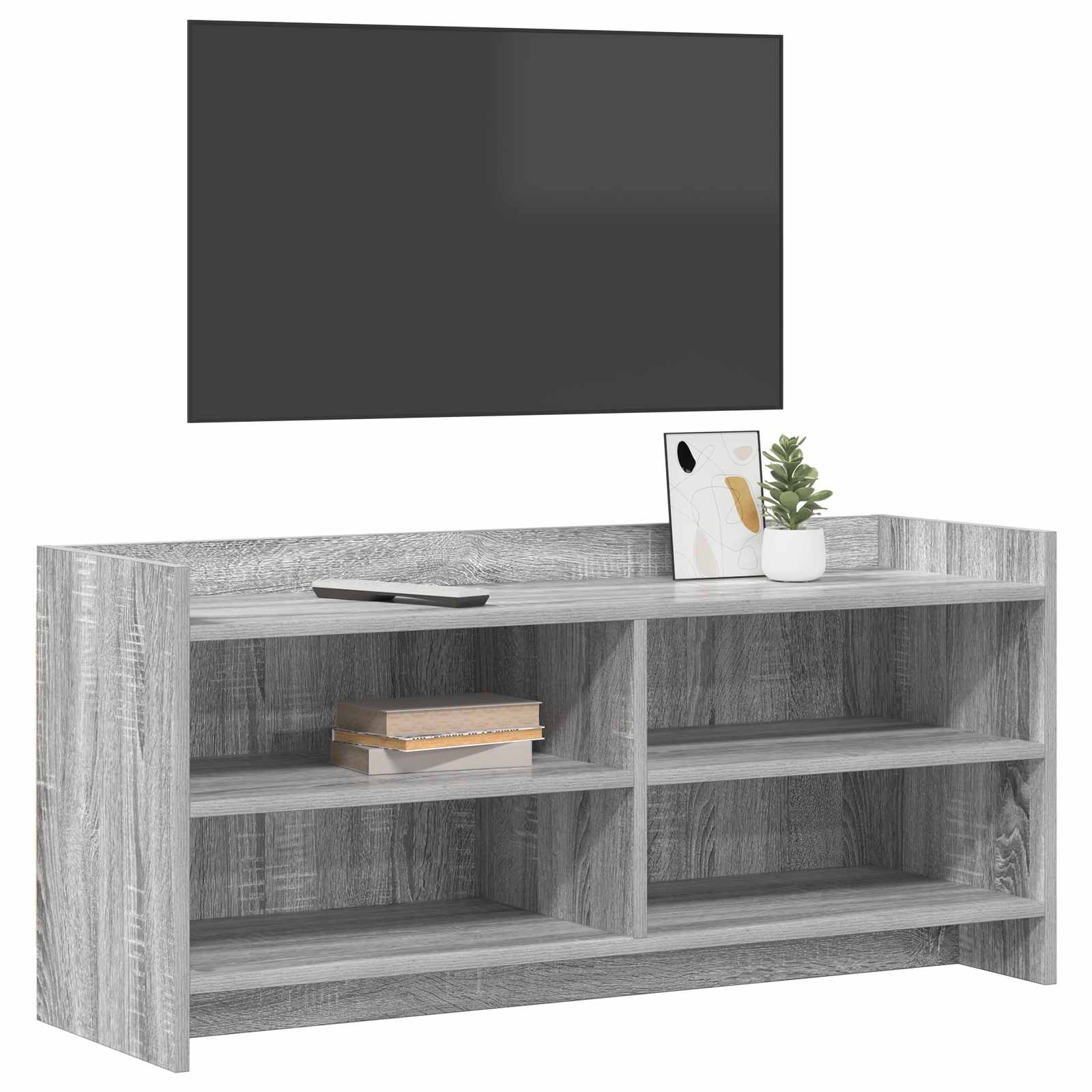 Televizní Skříň 100 X 33 X 47 Cm Šedý Sonoma Kompozitní Dřevo