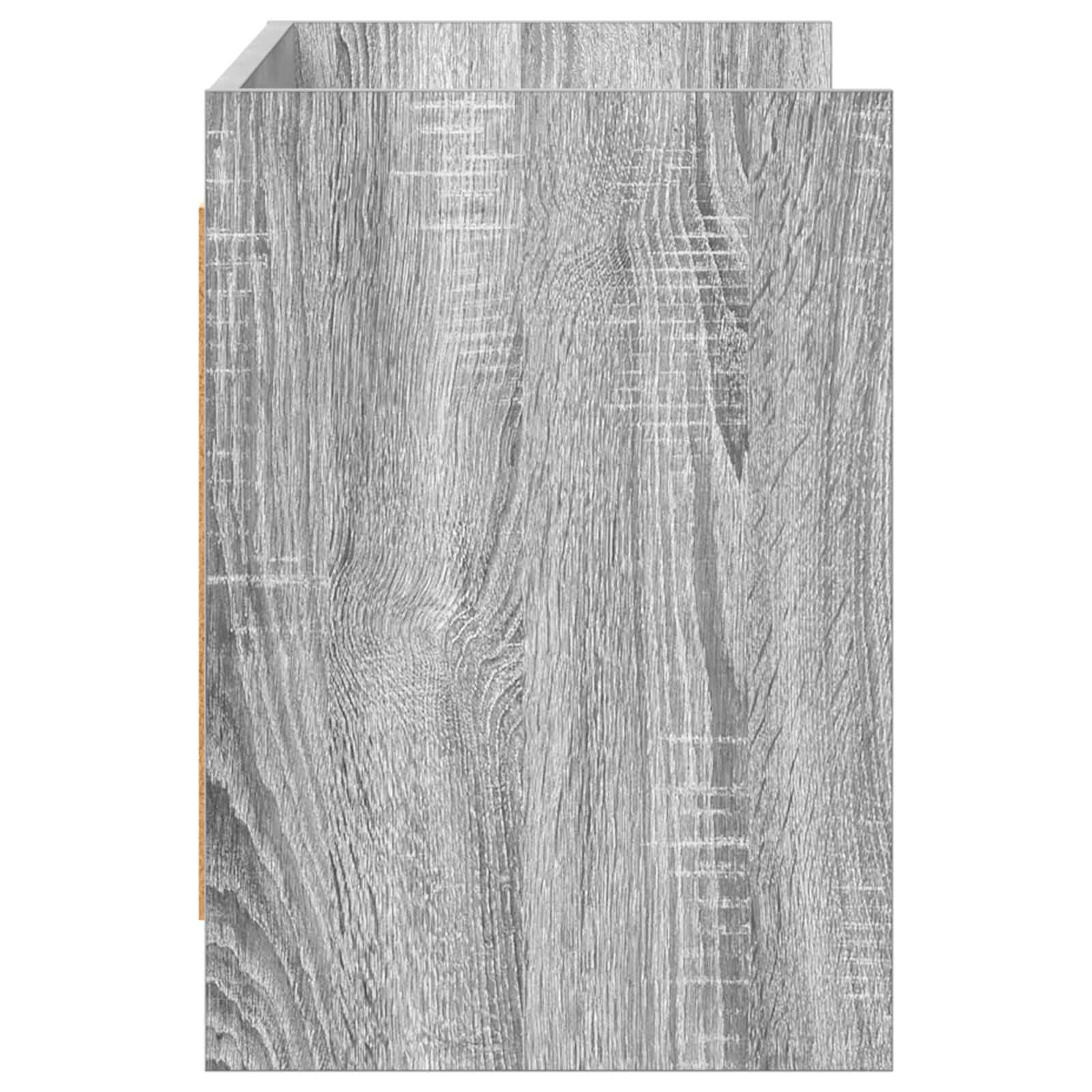 Televizní Skříň 100 X 33 X 47 Cm Šedý Sonoma Kompozitní Dřevo