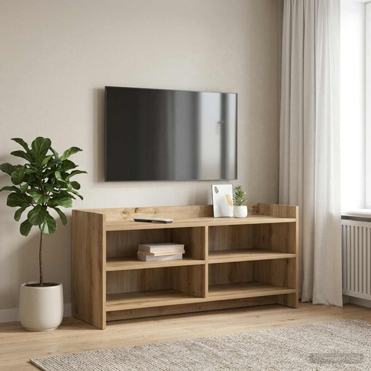Televizní Skříň 100 X 33 X 47 Cm Dub Artisan Kompozitní Dřevo