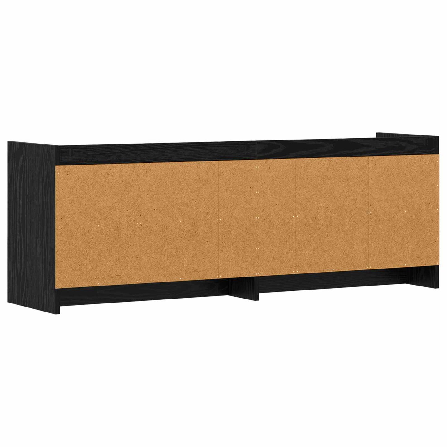 Televizní Skříň 135 X 33 X 47 Cm Černý Dub Kompozitní Dřevo