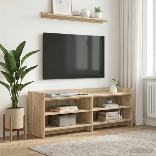 Televizní Skříň 135 X 33 X 47 Cm Dub Sonoma Kompozitní Dřevo