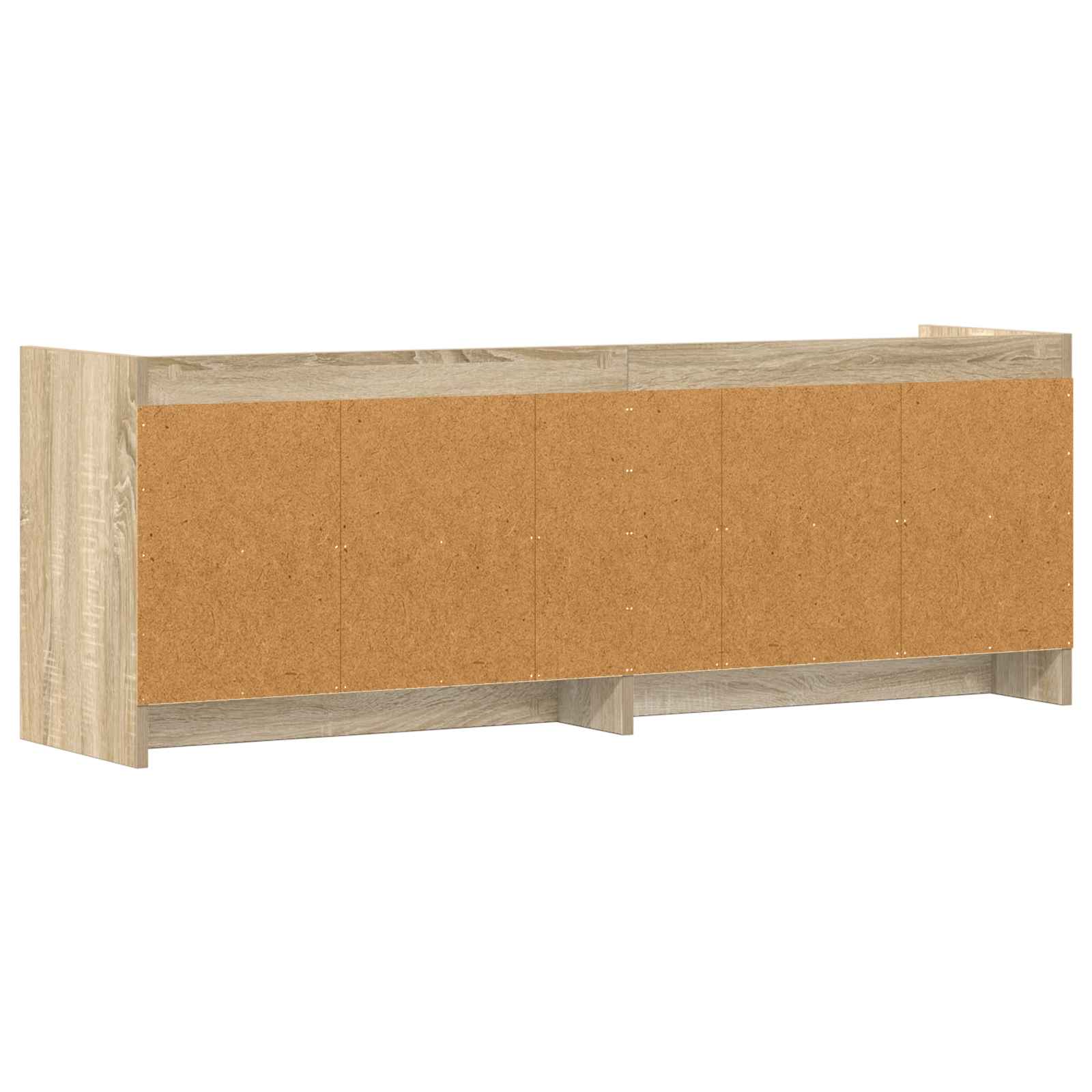Televizní Skříň 135 X 33 X 47 Cm Dub Sonoma Kompozitní Dřevo