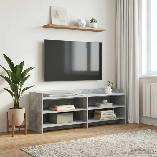 Televizní Skříň 135 X 33 X 47 Cm Betonově Šedá Kompozitní Dřevo