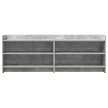 Televizní Skříň 135 X 33 X 47 Cm Betonově Šedá Kompozitní Dřevo