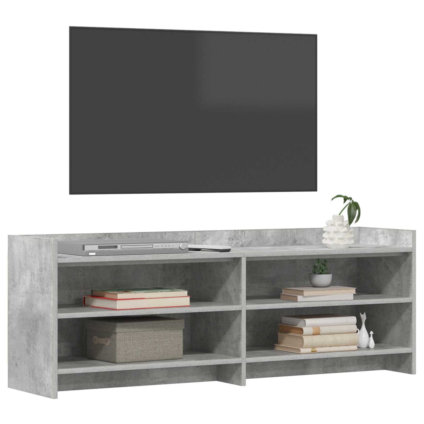 Televizní Skříň 135 X 33 X 47 Cm Betonově Šedá Kompozitní Dřevo