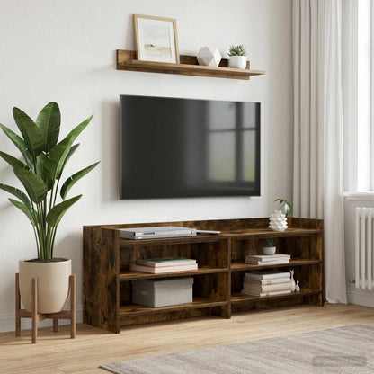 Televizní Skříň 135 X 33 X 47 Cm Kouřový Dub Kompozitní Dřevo