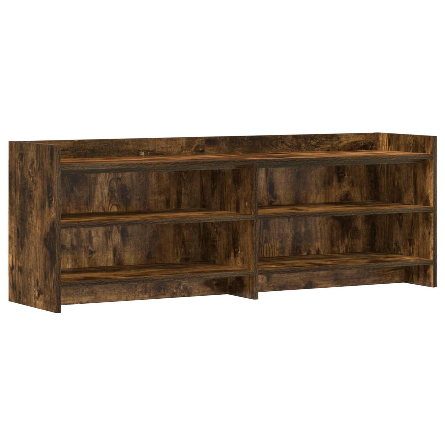 Televizní Skříň 135 X 33 X 47 Cm Kouřový Dub Kompozitní Dřevo