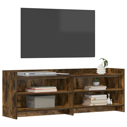 Televizní Skříň 135 X 33 X 47 Cm Kouřový Dub Kompozitní Dřevo