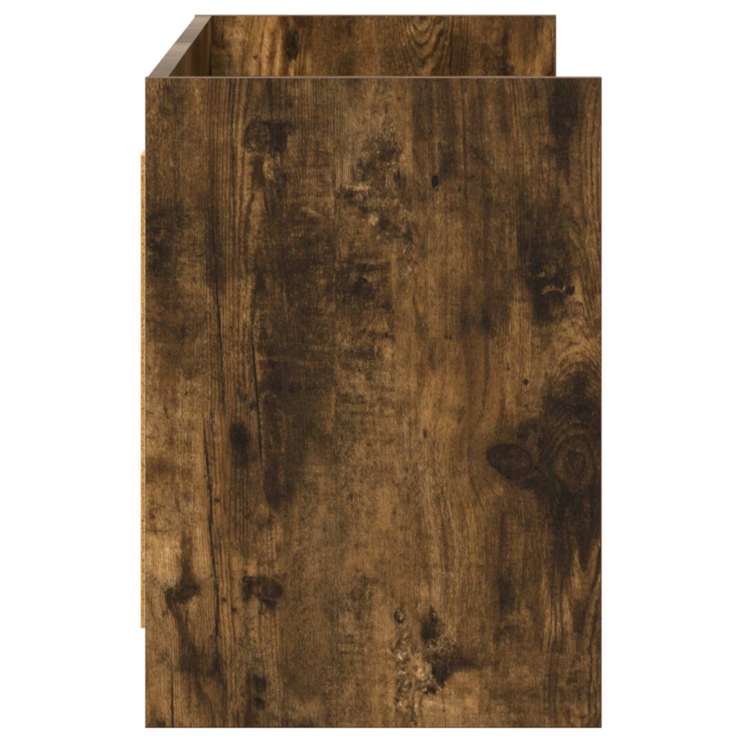 Televizní Skříň 135 X 33 X 47 Cm Kouřový Dub Kompozitní Dřevo