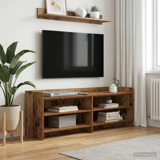 Televizní Skříň 135 X 33 X 47 Cm Staré Dřevo Kompozitní Dřevo