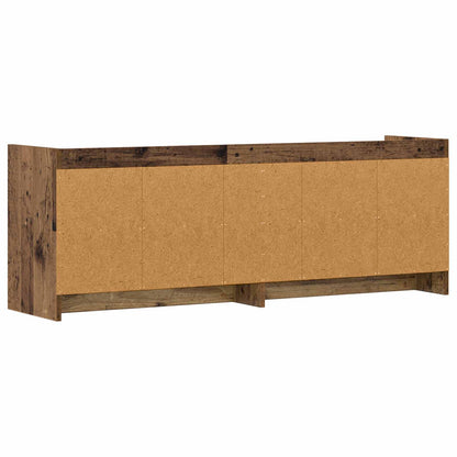 Televizní Skříň 135 X 33 X 47 Cm Staré Dřevo Kompozitní Dřevo