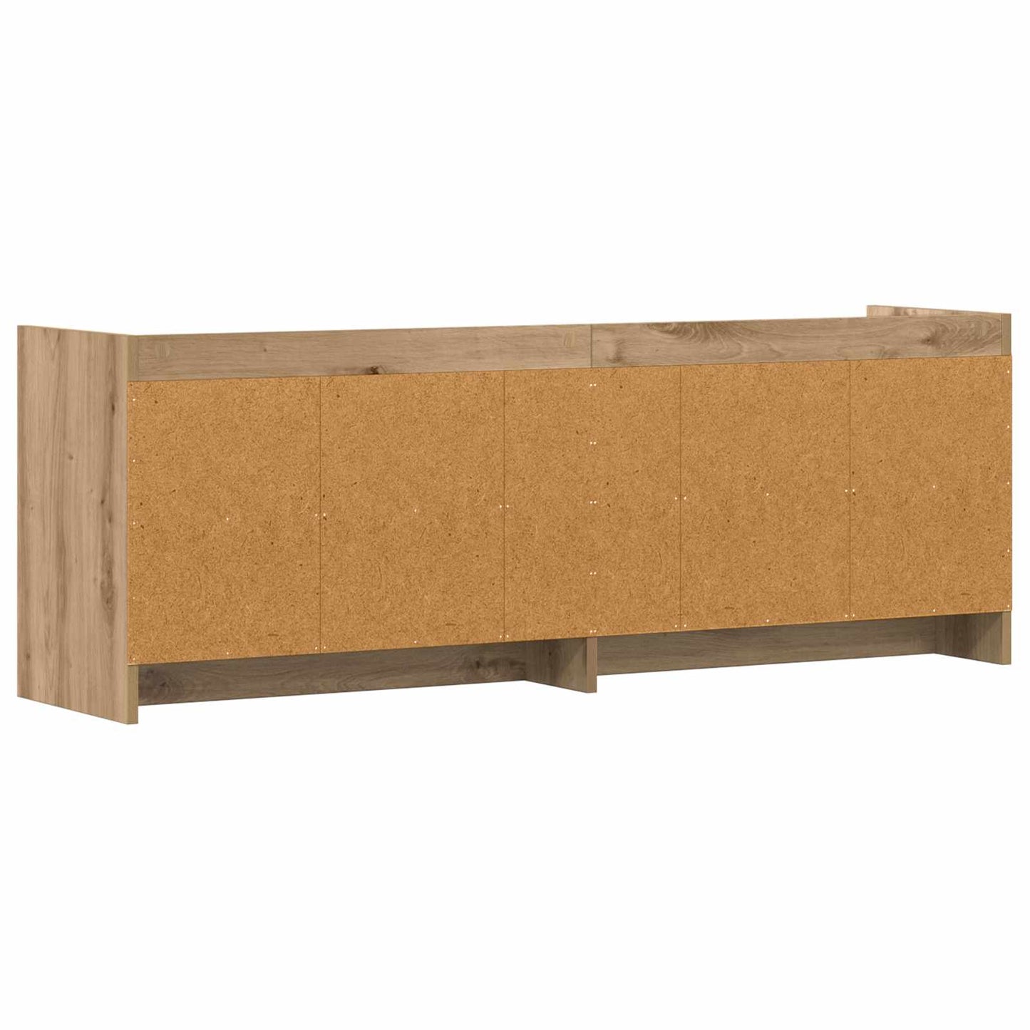 Televizní Skříň 135 X 33 X 47 Cm Dub Artisan Kompozitní Dřevo