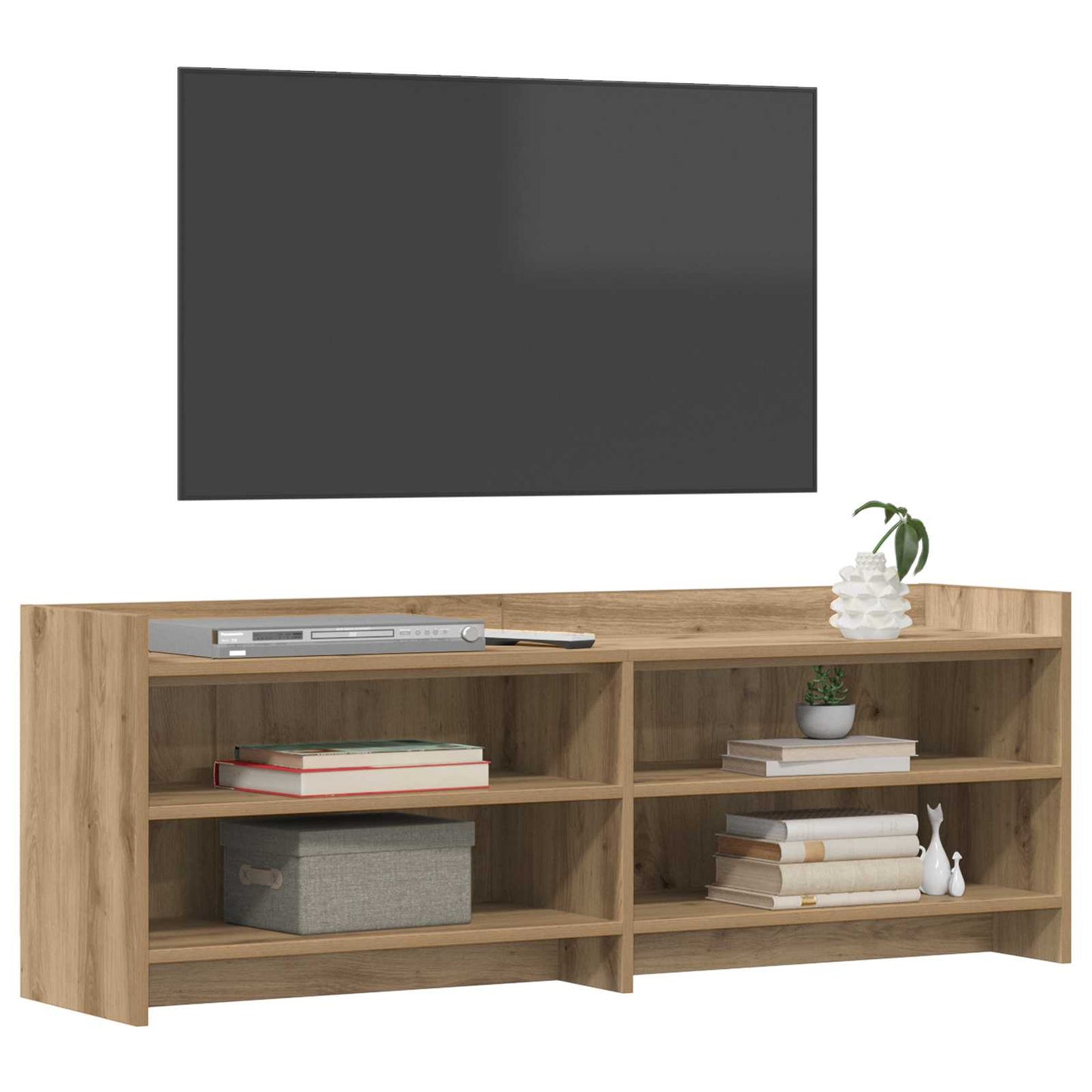 Televizní Skříň 135 X 33 X 47 Cm Dub Artisan Kompozitní Dřevo