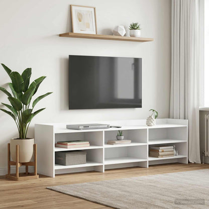 Televizní Skříň 168 X 33 X 47 Cm Bílá Kompozitní Dřevo