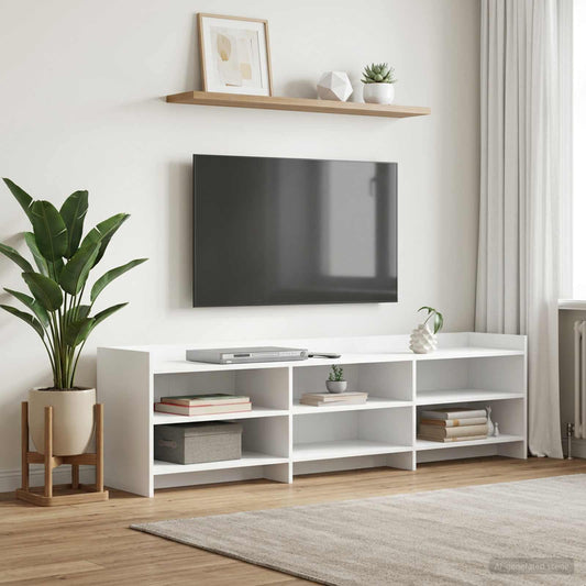 Televizní Skříň 168 X 33 X 47 Cm Bílá Kompozitní Dřevo