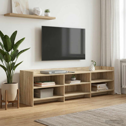 Televizní Skříň 168 X 33 X 47 Cm Dub Sonoma Kompozitní Dřevo