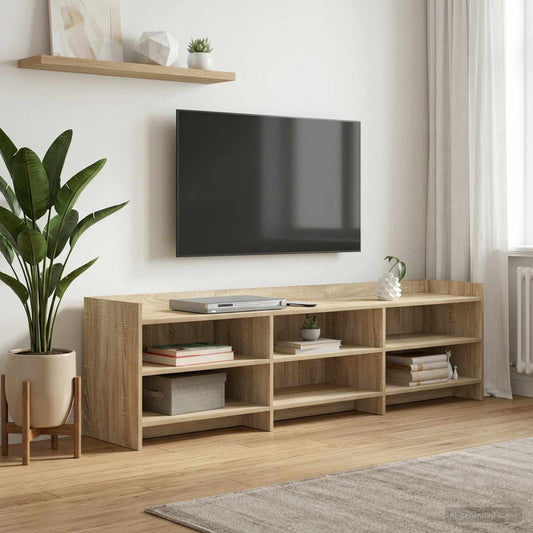 Televizní Skříň 168 X 33 X 47 Cm Dub Sonoma Kompozitní Dřevo