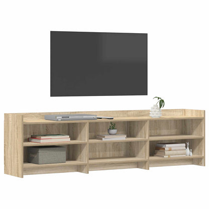 Televizní Skříň 168 X 33 X 47 Cm Dub Sonoma Kompozitní Dřevo