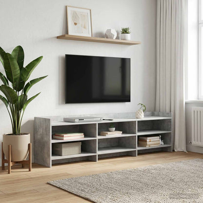 Televizní Skříň 168 X 33 X 47 Cm Betonově Šedá Kompozitní Dřevo