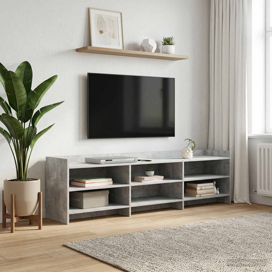 Televizní Skříň 168 X 33 X 47 Cm Betonově Šedá Kompozitní Dřevo