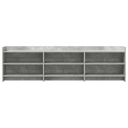 Televizní Skříň 168 X 33 X 47 Cm Betonově Šedá Kompozitní Dřevo