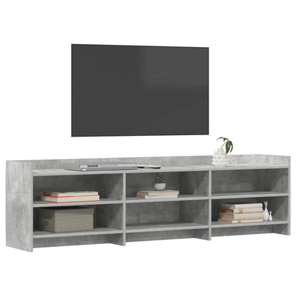 Televizní Skříň 168 X 33 X 47 Cm Betonově Šedá Kompozitní Dřevo
