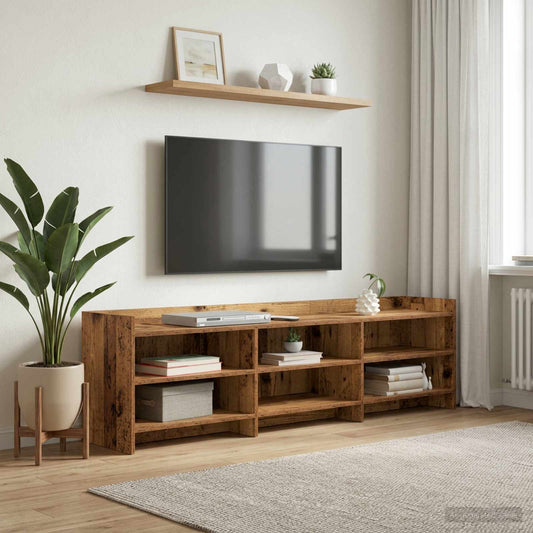 Televizní Skříň 168 X 33 X 47 Cm Staré Dřevo Kompozitní Dřevo