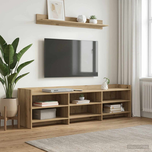 Televizní Skříň 168 X 33 X 47 Cm Dub Artisan Kompozitní Dřevo