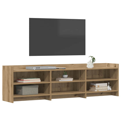 Televizní Skříň 168 X 33 X 47 Cm Dub Artisan Kompozitní Dřevo