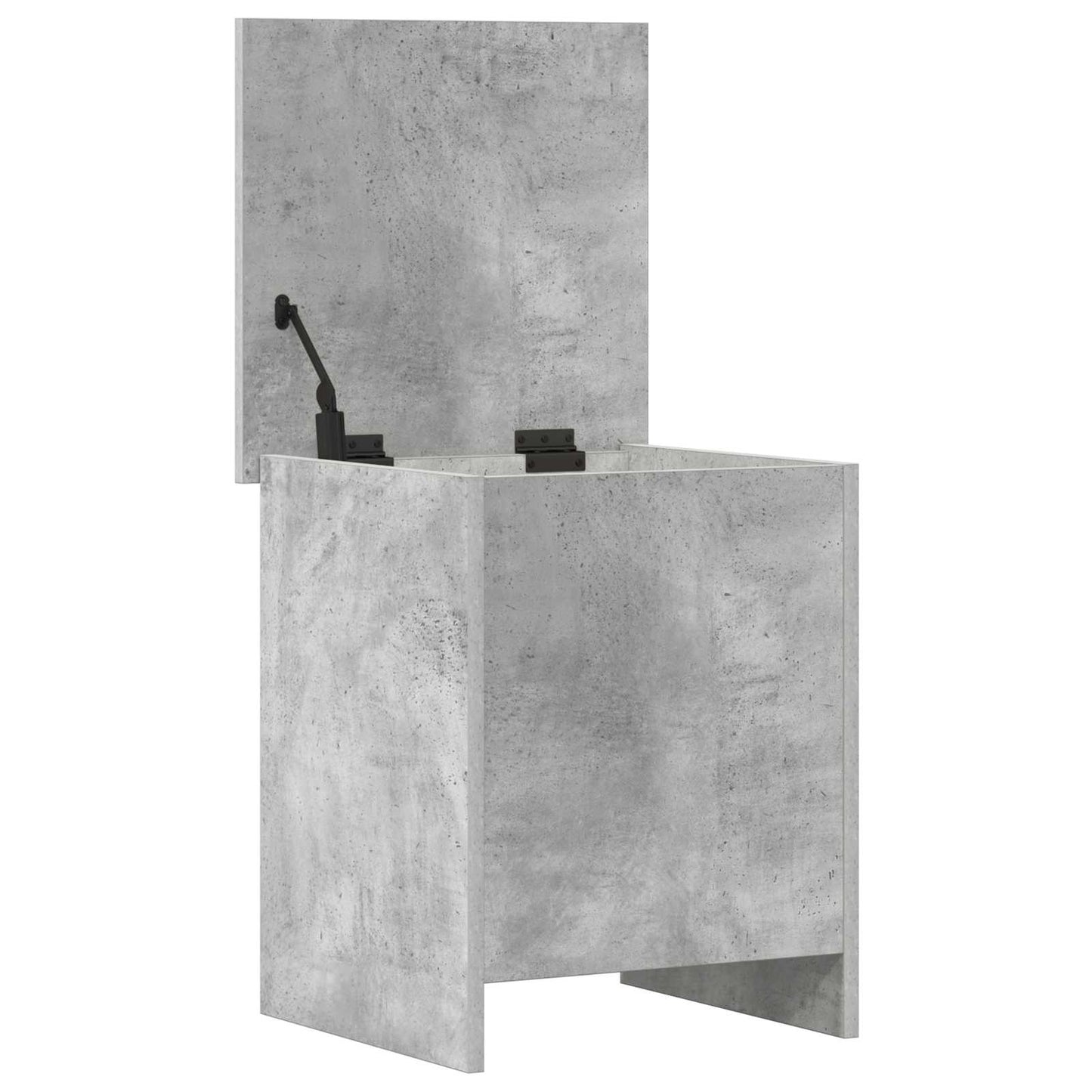 Úložná Truhla Betonově Šedá 40 X 40 X 50 Cm Kompozitní Dřevo