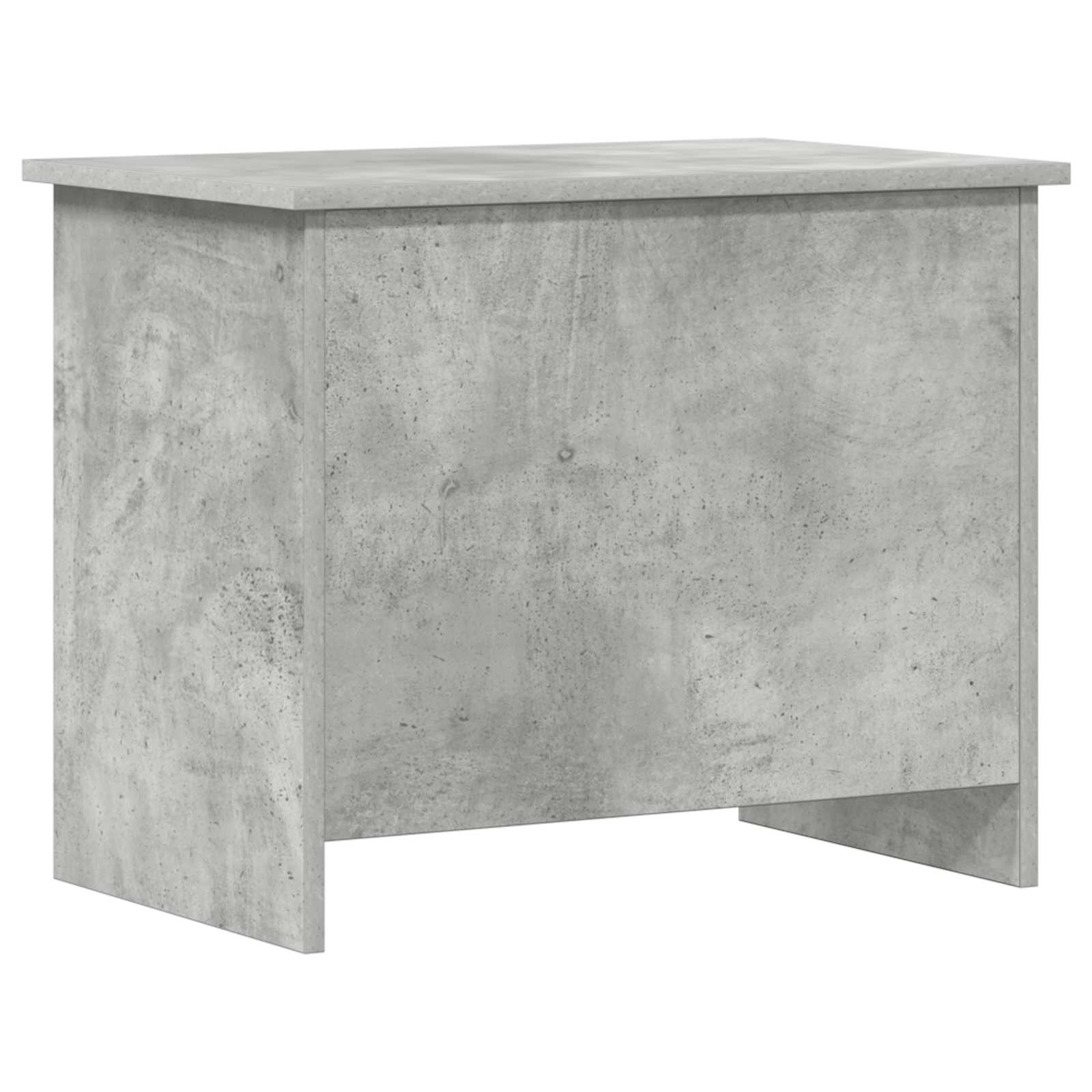 Úložná Truhla Betonově Šedá 60 X 40 X 50 Cm Kompozitní Dřevo