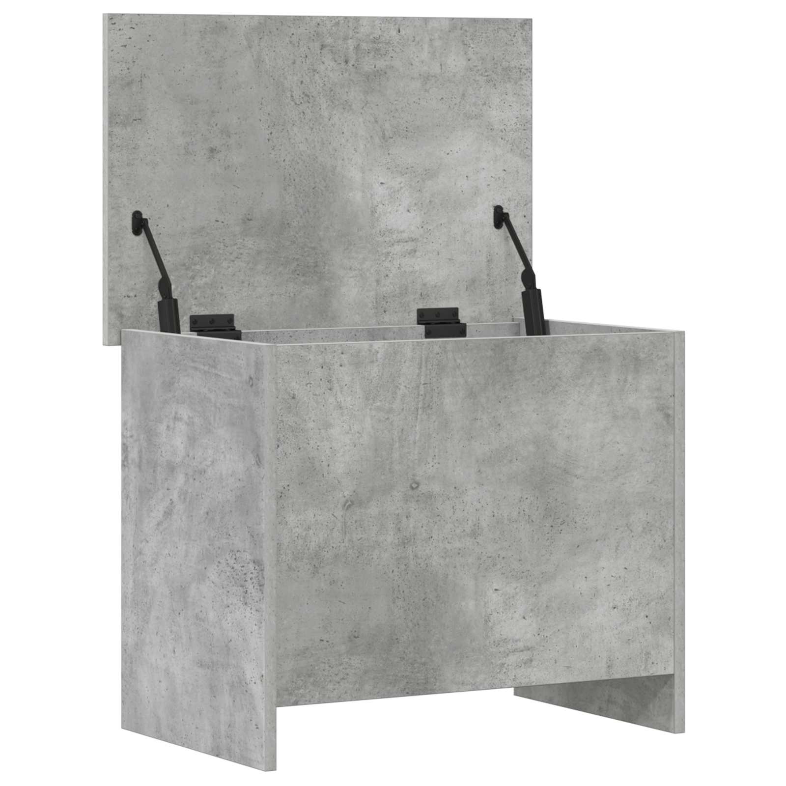 Úložná Truhla Betonově Šedá 60 X 40 X 50 Cm Kompozitní Dřevo