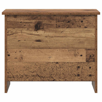 Úložná Truhla Staré Dřevo 60 X 40 X 50 Cm Kompozitní Dřevo